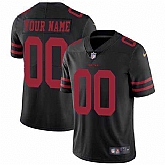 Customized Men & Women & Youth Nike 49ers Black Vapor Untouchable Player Limited Jersey,baseball caps,new era cap wholesale,wholesale hats